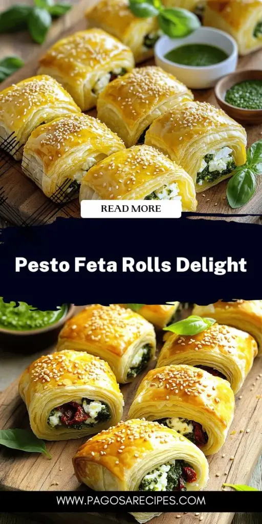 Discover the delicious world of pesto feta rolls, a perfect blend of flaky pastry, vibrant pesto, and creamy feta cheese. These rolls are a fantastic addition to any meal or gathering, serving as delightful appetizers or quick snacks. With fresh ingredients and simple steps, you can create a flavor-packed treat that will impress everyone. Click through to explore the full recipe and elevate your culinary game with these irresistible pesto feta rolls!