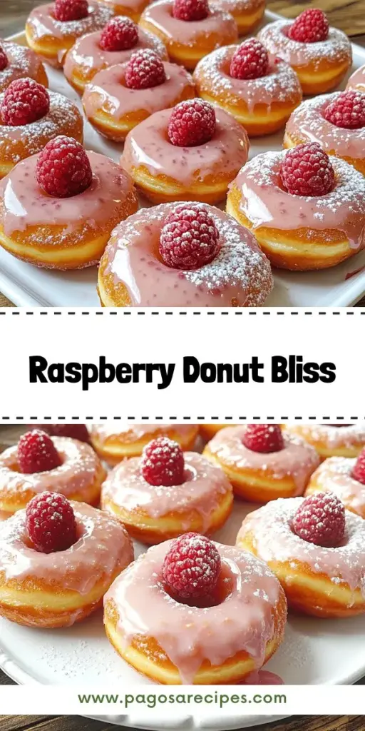 Satisfy your sweet cravings with this easy Baked Raspberry Donuts recipe! These light and fluffy donuts are packed with fresh raspberries and can be customized to your liking. With step-by-step instructions and helpful baking tips, you’ll create delightful treats perfect for any occasion. Plus, enjoy the health benefits of baked over fried. Click through to explore the full recipe and elevate your baking game today!