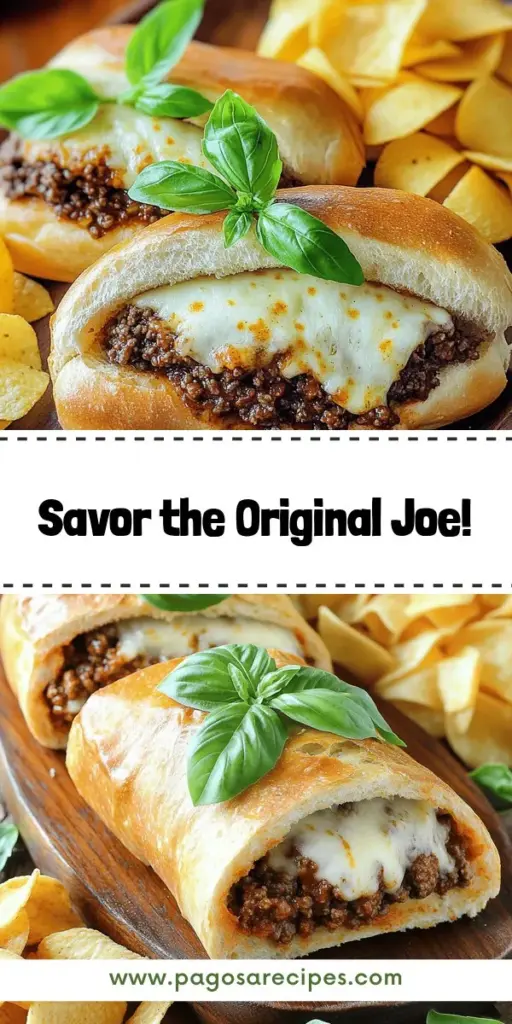 Discover the delicious history and unique flavors of The Original Joe Sandwich, a classic deli delight from New Jersey! This mouth-watering sandwich features ground beef, provolone cheese, and a special blend of spices that create an unforgettable taste. In this post, I share how to craft your own version at home and dive into its fascinating origins at Town Hall Deli. Click through to explore the full recipe and savor the rich culinary heritage of this iconic sandwich!