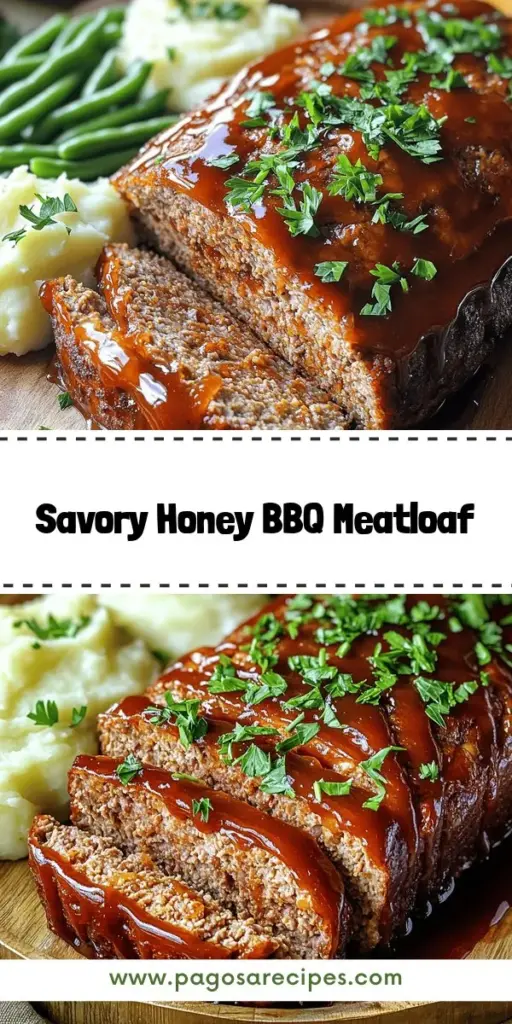 Looking for a delicious and easy dinner idea? Try this Savory Honey BBQ Meatloaf that blends sweet and smoky flavors your family will love. Packed with simple ingredients and easy-to-follow steps, this recipe ensures your meatloaf turns out moist and flavorful every time. Plus, discover fun variations to keep it exciting! Don’t miss out on creating this tasty meal—click through to explore the full recipe and start cooking today!
