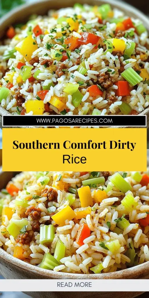 Experience the heartwarming flavors of Savory Southern Dirty Rice, a classic dish that combines long-grain rice with seasoned meat and aromatic vegetables. Rooted in rich Southern culinary traditions, this comforting one-pot meal is perfect for gatherings or cozy family dinners. Discover how to make it your own with versatile ingredients and spices. Click through to explore delicious recipes and bring a taste of the South to your kitchen!