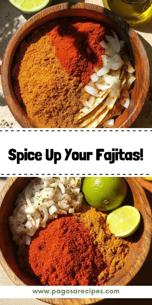 Elevate your cooking with the vibrant and delicious Fiery Fajita Flavor Blitz! This homemade spice blend is perfect for fajitas and goes beyond, enhancing everything from grilled meats to roasted veggies. Discover how to create your own blend using simple ingredients, enjoy healthier meals, and customize flavors to your taste. Ready to spice up your kitchen? Click through to explore the full recipe and bring bold flavors to your table!