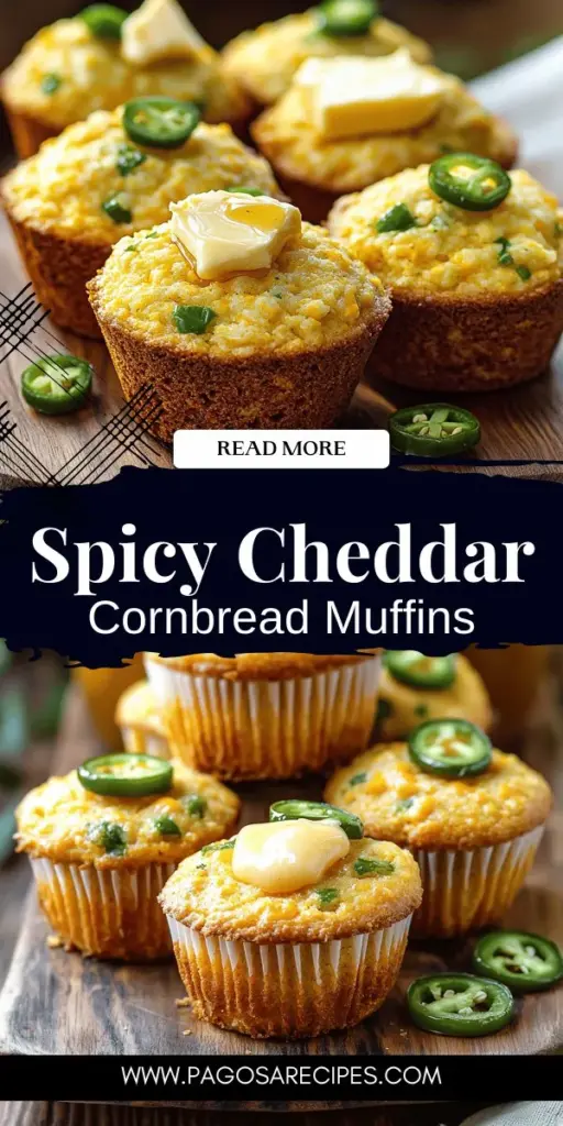 Indulge in the delicious taste of Jalapeño Cheddar Cornbread Muffins! These savory muffins blend the sweetness of cornmeal with the richness of cheddar and a spicy kick from jalapeños, making them perfect for any occasion. Ideal as a side dish or snack, this easy recipe will have everyone coming back for more. Click to explore the full recipe and experience the comfort of Southern baking right at home!