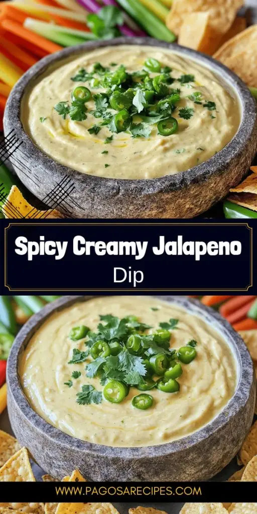 Elevate your gatherings with the ultimate crowd-pleaser: Creamy Jalapeno Dip! This irresistible appetizer combines spicy jalapenos with a smooth, creamy base, perfect for parties, game days, or casual get-togethers. With easy steps to make and customizable variations, your guests will be coming back for more. Click through to discover the full recipe and tips for serving this delicious dip that everyone will love!