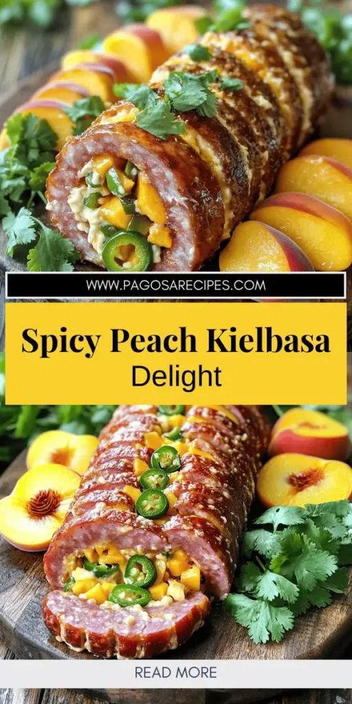 Elevate your grilling game with this mouthwatering Jalapeno Peach Hasselback Kielbasa recipe! This vibrant dish combines the smoky richness of kielbasa with the sweet juiciness of ripe peaches and a spicy kick from jalapenos. Perfect for summer barbecues or cozy dinners, this recipe is easy to prepare in just 30 minutes. Click through to discover how to create this delightful flavor-packed meal that will have everyone coming back for seconds!