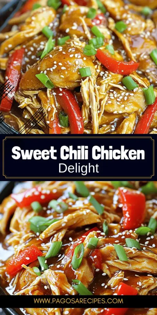 Elevate your weeknight dinners with Slow Cooker Sweet Chili Chicken, a deliciously easy recipe that combines tender chicken thighs with a flavorful sweet chili sauce. Discover how simple ingredients come together to create a tasty meal everyone will love. Perfect for family dinners or meal prepping, this dish is versatile and fun! Click through to explore the full recipes and transform your evenings with this delightful dish.