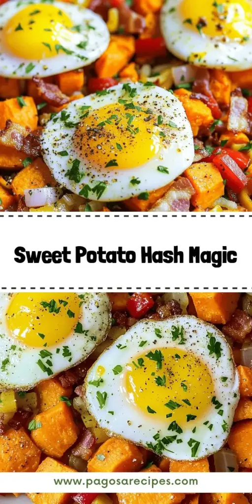 Discover the joy of a nutritious breakfast with Sweet Potato Hash! This flavorful dish is packed with sweet potatoes, colorful veggies, and your choice of proteins, all enhanced with delicious spices. Whether you prefer it with crispy bacon, tofu, or veggies, you'll find endless ways to customize your hash. This simple recipe not only tastes amazing but also supports a healthy lifestyle. Click through to explore the full recipe and make mealtime exciting!