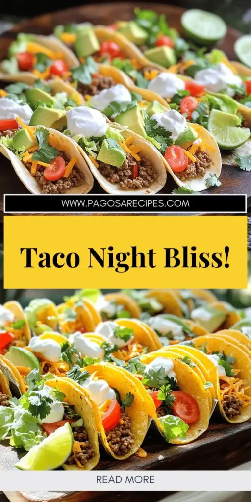 Make your next gathering unforgettable with fun and flavorful taco night ideas! From creative themes to easy recipes and a taco bar setup, this guide has everything you need to elevate your meal. Discover unique fillings, delicious toppings, and planning tips that will delight your guests. Don't miss out on the full recipe for a Taco Fiesta Extravaganza that will transform your taco night into a delicious celebration. Click to explore and get inspired!
