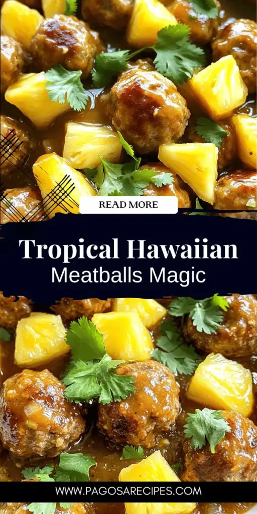 Bring the taste of Hawaii to your kitchen with this flavorful and easy Hawaiian meatballs recipe! Discover how to create tender meatballs with a sweet and tangy sauce, featuring ingredients like pineapple and ginger. Perfect for any meal or gathering, learn customizations and cooking tips to impress your guests. Ready to elevate your meatball game? Click through to explore the full recipe and transform your dining experience!