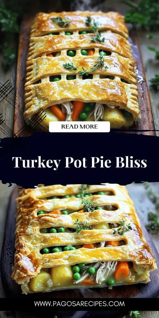 Discover the ultimate comfort food with our cozy turkey pot pie recipe! Packed with tender turkey, vibrant veggies, and creamy sauce, this dish is perfect for using up leftovers or simply satisfying your cravings. Follow our step-by-step guide to create a flaky, golden crust that will warm your heart and delight your taste buds. Click through to explore this heartwarming recipe and bring a comforting classic to your dinner table!