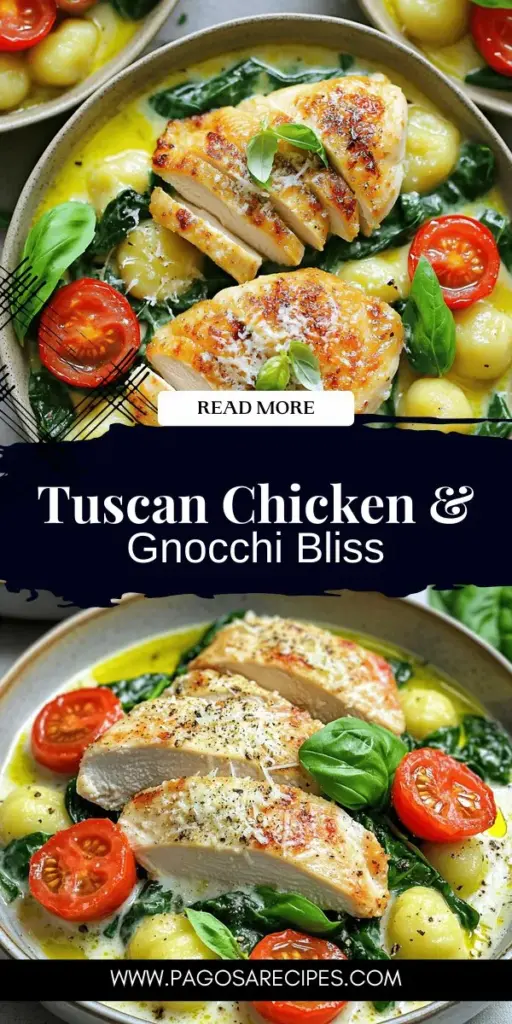 Indulge in the rich flavors of Tuscan Chicken & Gnocchi Delight, a recipe that brings the heart of Tuscany to your table. This dish combines tender chicken, soft gnocchi, and vibrant vegetables for a comforting meal the whole family will love. Learn how to prepare this culinary masterpiece step-by-step, ensuring a delightful dining experience. Click through to explore the recipe and transform your dinner into a Tuscan feast!