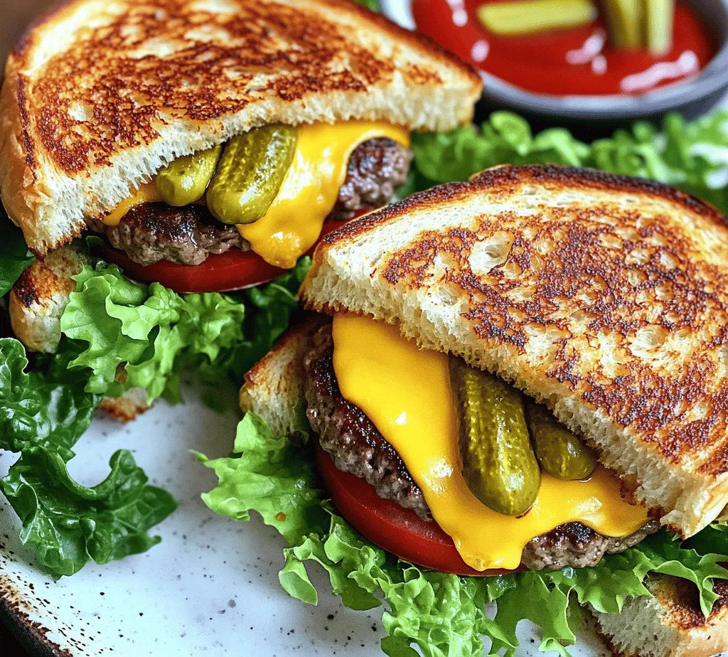 One of the standout features of this recipe is the choice of bread. Sourdough is preferred for its unique texture and flavor profile. This type of bread has a sturdy crust that holds up well under the weight of the burger and cheese, offering a satisfying crunch when grilled. The tanginess of sourdough complements the richness of the cheese and beef, adding a complex layer of flavor that plain white bread simply can't achieve. Plus, the slight chewiness of sourdough creates a delightful contrast to the soft, melted cheese inside.