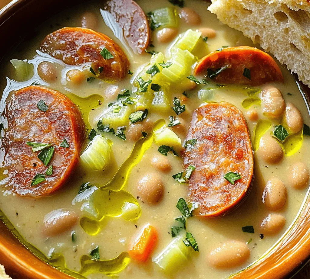 In the comforting realm of soups, few dishes evoke warmth and satisfaction quite like a creamy soup. They have the unique ability to envelop you in a blanket of flavors, making them a quintessential choice for cold evenings, family gatherings, or simply a cozy night in. Today, we delve into the delightful recipe for Creamy Bean Soup with Kielbasa—a dish that not only warms the soul but also tantalizes the palate with its rich and hearty essence.
