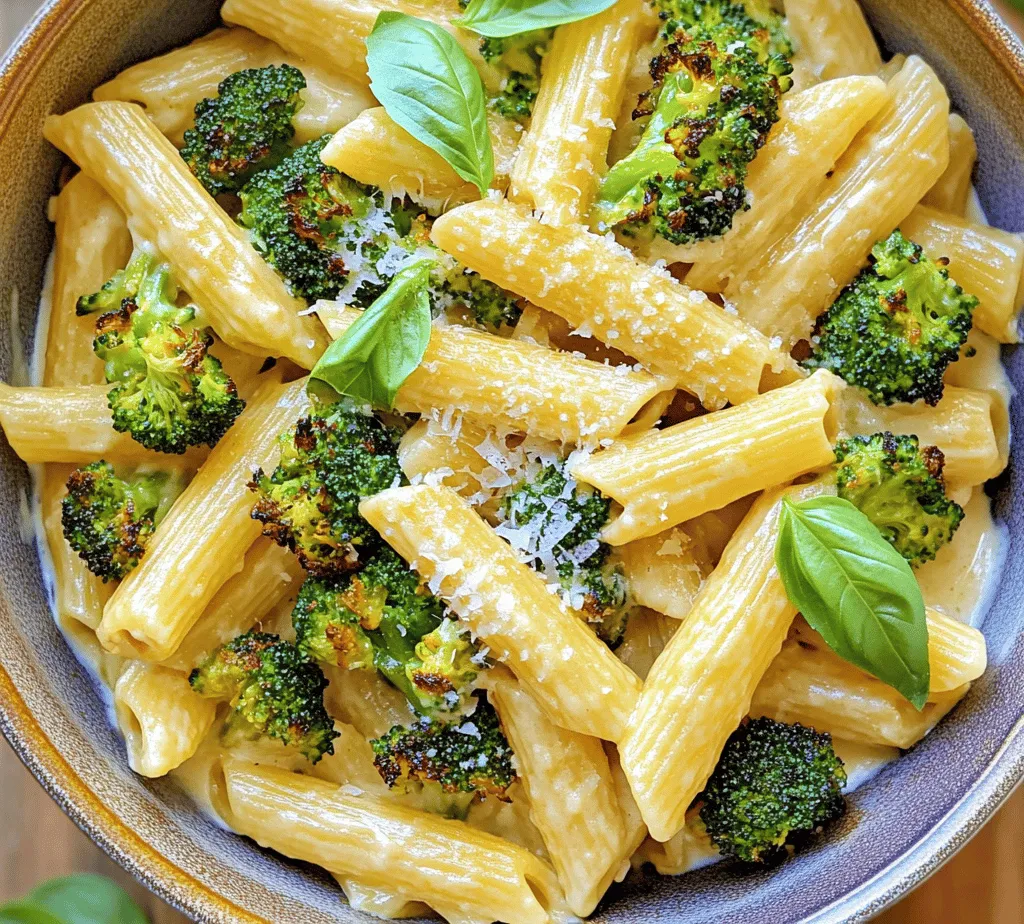 Creamy pasta dishes hold a special place in the hearts of food lovers around the world. Their rich, indulgent textures and delightful flavors offer a comforting escape from the everyday hustle and bustle. Among the myriad of options, <strong>Creamy Ricotta Pasta with Roasted Broccoli</strong> stands out as a dish that perfectly balances creamy indulgence with the vibrant, earthy notes of roasted vegetables. This dish not only satisfies the palate but also nourishes the body, making it a favorite among health-conscious home cooks.” /></p>
</p>
<h3>Cooking Pasta: Best Practices for Perfect Texture</h3>
</p>
<p>To achieve the optimal al dente texture in your pasta, follow these straightforward steps. Begin by bringing a large pot of salted water to a rolling boil. The general rule of thumb is to use about 1 tablespoon of salt per every 4 to 6 quarts of water. This not only seasons the pasta but also enhances the overall flavor of the dish.</p>
</p>
<p>Once the water reaches a boil, add your pasta of choice. Stir immediately to prevent sticking and continue to cook according to the package instructions, usually around 8 to 12 minutes depending on the type of pasta. To ensure it reaches that perfect al dente state, taste the pasta a minute or two before the suggested cooking time. It should be tender yet firm to the bite. When it’s ready, reserve about a cup of the pasta cooking water for later and drain the rest in a colander. Do not rinse the pasta, as this will wash away the starch that helps the sauce adhere to it.</p>
</p>
<h3>Making the Ricotta Sauce: Step-by-Step Guide</h3>
</p>
<p>Creating a creamy ricotta sauce is simple and rewarding. Start by gathering your ingredients: fresh ricotta cheese, garlic, olive oil, lemon zest, and any additional seasonings you prefer, such as salt, pepper, and a pinch of nutmeg.</p>
</p>
<p>1. <strong>Sauté the Garlic</strong>: In a medium skillet, heat 2 tablespoons of olive oil over medium heat. Add 2-3 minced garlic cloves and sauté for about 1-2 minutes, until fragrant but not browned. This step infuses the oil with garlic flavor, setting a savory base for your sauce.</p>
</p>
<p>2. <strong>Mix the Ricotta</strong>: In a mixing bowl, combine 1 cup of ricotta cheese, a pinch of salt, freshly ground black pepper, and the zest of half a lemon. For a bit of brightness, consider adding a squeeze of lemon juice or a dash of red pepper flakes for some heat.</p>
</p>
<p>3. <strong>Combine with Garlic</strong>: Once the garlic is ready, remove the skillet from heat. Stir the sautéed garlic into the ricotta mixture, ensuring it’s well combined. This will create a flavorful, creamy base.</p>
</p>
<p>4. <strong>Add Pasta Water</strong>: To achieve a smoother consistency, gradually add a few tablespoons of the reserved pasta cooking water to the ricotta mixture, whisking until you reach your desired creaminess. The starchy water helps to bind the sauce to the pasta, offering a luscious texture.</p>
</p>
<p>5. <strong>Incorporate Fresh Herbs</strong> (optional): If you enjoy the freshness of herbs, consider mixing in some chopped parsley or basil right before combining with pasta. This will elevate the flavor and add a vibrant color.</p>
</p>
<h3>Combining Ingredients: Harmonizing Flavors</h3>
</p>
<p>Now that both the pasta and ricotta sauce are ready, it’s time to bring them together with the roasted broccoli. Follow these steps for a well-integrated dish:</p>
</p>
<p>1. <strong>Combine Pasta and Sauce</strong>: In a large mixing bowl or the same pot used for cooking the pasta, add the drained pasta while it’s still warm. Pour in the ricotta sauce and gently toss the mixture using tongs or a large spoon. Ensure every piece of pasta is coated in the creamy sauce. If the sauce appears too thick, add more reserved pasta water gradually until you achieve the perfect consistency.</p>
</p>
<p>2. <strong>Incorporate Roasted Broccoli</strong>: Add the roasted broccoli florets to the pasta mixture. Gently fold them in, being careful not to break the broccoli apart. The roasted edges of the broccoli add a delightful texture contrast and a nutty flavor that complements the creaminess of the ricotta.</p>
</p>
<p>3. <strong>Final Adjustments</strong>: Taste your dish and adjust the seasoning if necessary. A sprinkle of salt or a dash of freshly cracked black pepper can enhance the flavors beautifully.</p>
</p>
<h3>Serving Suggestions</h3>
</p>
<h4>Presentation Style</h4>
</p>
<p>Plating your creamy ricotta pasta attractively can elevate the dining experience. Consider using a large, shallow bowl to allow the pasta to spread out, showcasing the vibrant colors of the dish. Twirl a portion of pasta using a fork and place it prominently in the center. This technique not only makes the dish look inviting but also helps to create height on the plate.</p>
</p>
<h4>Garnishing Tips</h4>
</p>
<p>To enhance both the visual appeal and flavor profile of your pasta, consider garnishing with fresh basil leaves and a dusting of grated Parmesan cheese. The bright green basil adds a fresh touch, while the cheese introduces a savory richness. A light drizzle of high-quality extra virgin olive oil over the top can also bring the dish together beautifully.</p>
</p>
<h4>Accompaniments</h4>
</p>
<p>To complement your creamy ricotta pasta, consider serving it alongside a crisp side salad. A simple arugula salad dressed with lemon vinaigrette will provide a refreshing contrast to the richness of the pasta. Alternatively, roasted or grilled vegetables can also be served as a side, offering additional texture and flavor.</p>
</p>
<h3>Nutritional Analysis</h3>
</p>
<p>Understanding the nutritional content of your dish can help you appreciate its health benefits. A serving of creamy ricotta pasta with roasted broccoli typically contains:</p>
</p>
<p>– <strong>Calories</strong>: Approximately 500-600 calories, depending on portion size and specific ingredients used.</p>
<p>– <strong>Protein</strong>: The ricotta cheese contributes a substantial amount of protein, usually around 20-25 grams per serving.</p>
<p>– <strong>Fats</strong>: With olive oil and cheese, expect around 15-20 grams of fat, primarily from healthy sources.</p>
<p>– <strong>Vitamins</strong>: This dish is rich in vitamins A, C, and K from the broccoli, along with calcium from the ricotta.</p>
</p>
<p>Incorporating this dish into your balanced diet can provide essential nutrients and promote overall health. If you’re looking for a lighter version, consider using low-fat ricotta and reducing the amount of olive oil. Alternatively, you can enrich the dish by adding cooked chicken or sautéed spinach for extra protein and fiber.</p>
</p>
<h3>Conclusion</h3>
</p>
<p>Creamy ricotta pasta with roasted broccoli is a delightful recipe that combines ease of preparation with rich, comforting flavors. The creamy texture of the ricotta complemented by the nutty, roasted broccoli creates a dish that pleases both the palate and the eye. Whether you are preparing a quick weeknight dinner or hosting friends for a gathering, this pasta stands out as a versatile option.</p>
</p>
<p>Encouraging you to embrace the cooking process, this recipe allows for creativity in the kitchen while offering a nourishing meal. So gather your loved ones, enjoy the delightful aromas as you cook, and savor this comforting dish together. Whether served as a main course or complemented with a fresh salad, your creamy ricotta pasta is sure to be a hit on any dining table.</p>
</div>