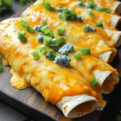 To make buffalo chicken enchiladas, you start with a few simple steps. First, gather your ingredients. You need cooked shredded chicken, buffalo sauce, cream cheese, cheddar cheese, ranch dressing, and flour tortillas. You can add blue cheese crumbles for extra flavor.
