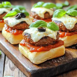 Italian sliders are small, tasty sandwiches with rich, bold flavors. They pack a punch in every bite. You can enjoy them as a snack or a meal. Their fun size makes them perfect for parties or gatherings.