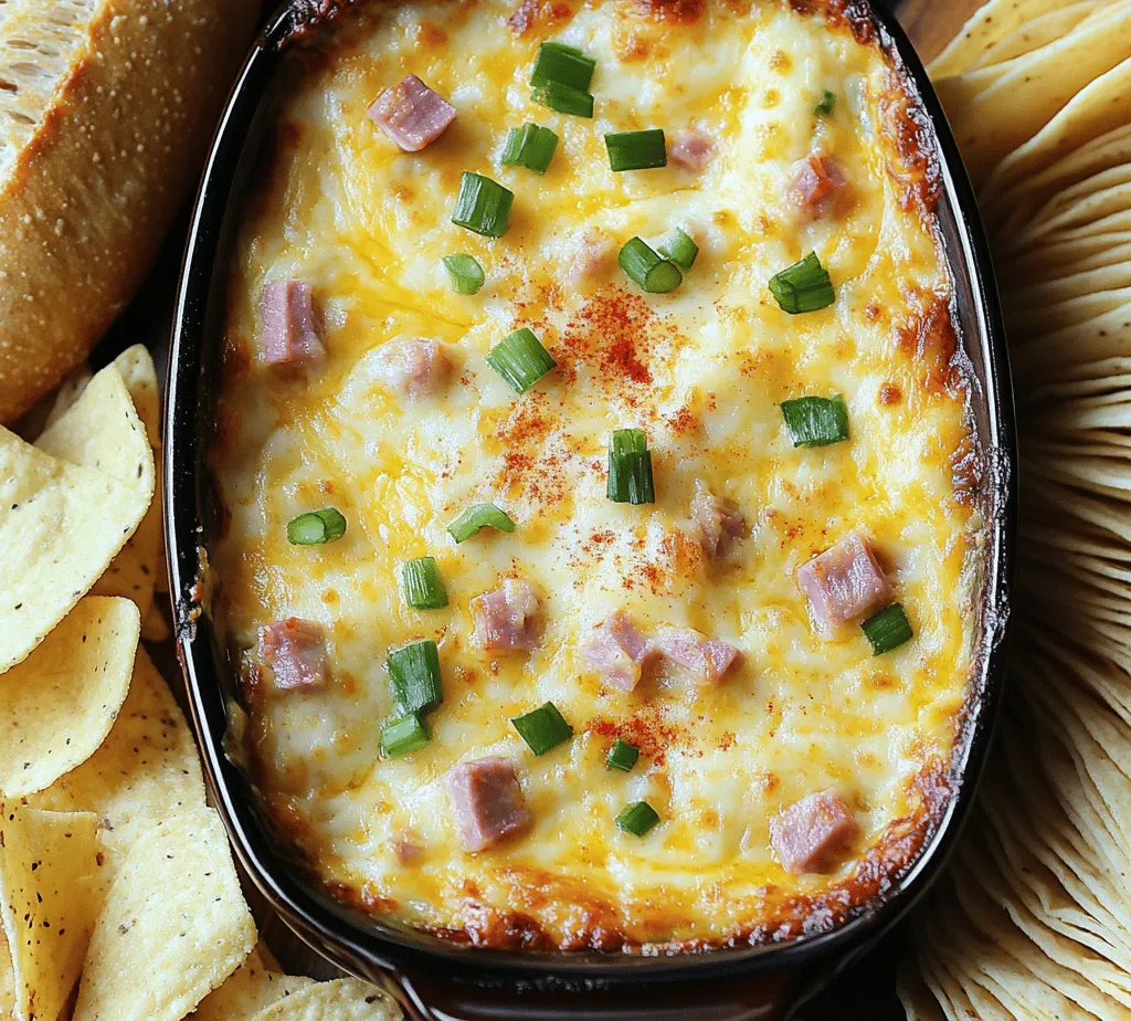 The first star of the show is, of course, the diced ham. When choosing ham for your dip, you can opt for either smoked ham or honey-baked ham, each bringing its unique flavor profile to the dish.