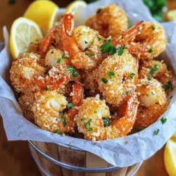 Fried shrimp is a beloved dish that has made its way onto menus around the world, tempting taste buds with its crispy texture and succulent flavor. Whether served as an appetizer, a main course, or a delightful addition to salads and pasta, fried shrimp has earned its place in the hearts (and stomachs) of seafood lovers everywhere. What elevates this dish even further is the combination of garlic and Parmesan, creating a flavor profile that is both rich and savory. The aromatic essence of garlic, paired with the nutty, salty notes of Parmesan cheese, transforms ordinary shrimp into a gourmet experience right in your kitchen.