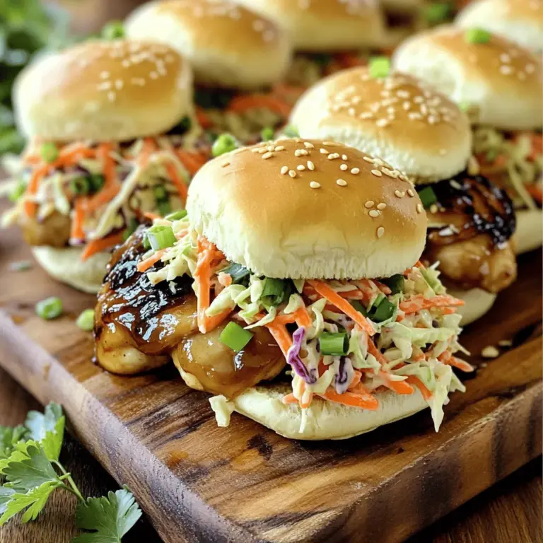 To create the perfect Honey Garlic Chicken Sliders, it’s essential to understand the key ingredients that contribute to their deliciousness. Each component plays a crucial role in enhancing the flavor and texture of the dish, resulting in a slider that is both satisfying and memorable.