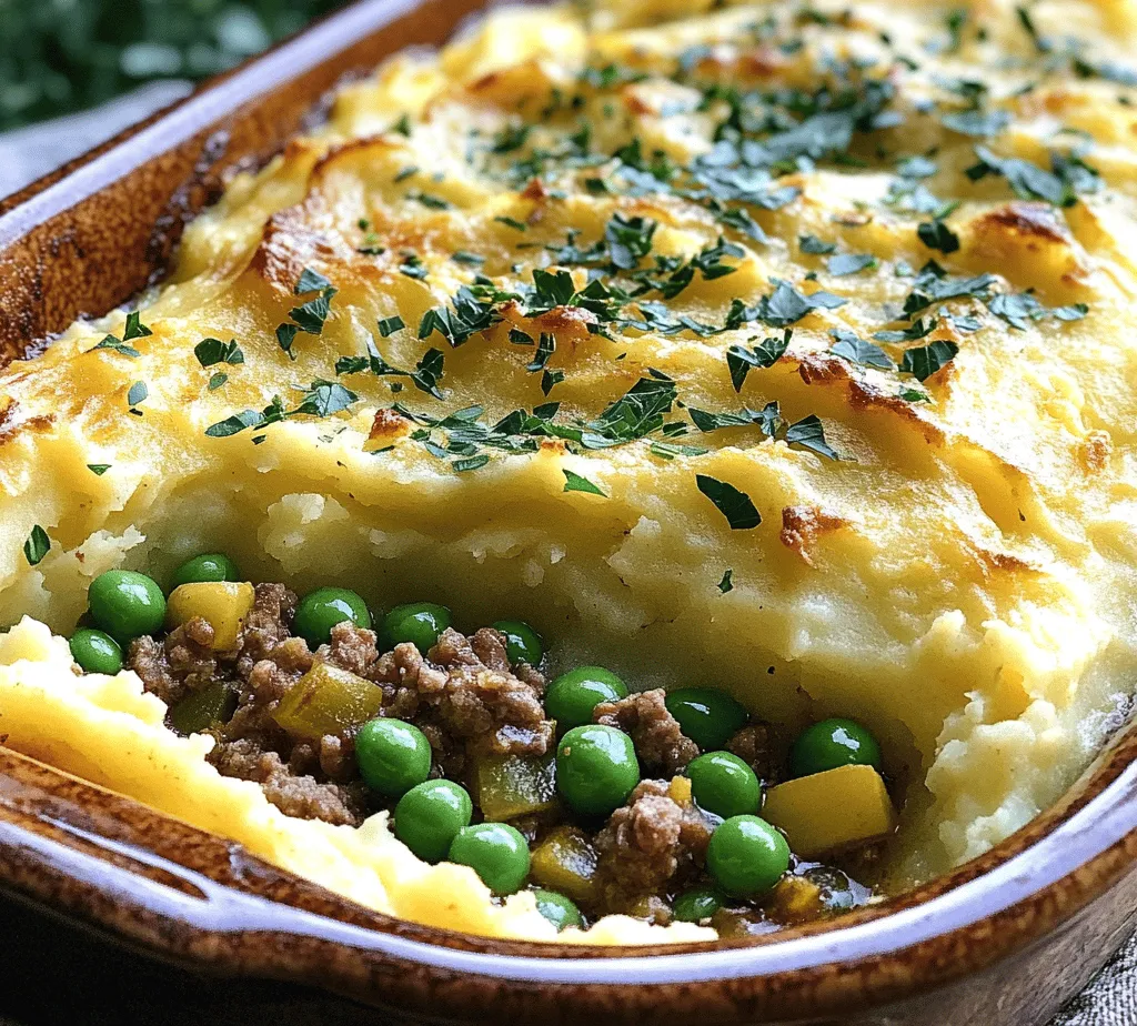 Shepherd's Pie is a beloved comfort food that has stood the test of time, offering a warm, hearty meal perfect for family gatherings or cozy evenings at home. This iconic dish, traditionally made with lamb (or beef for a cottage pie), combines savory meat and vegetables, topped with creamy mashed potatoes. The beauty of Shepherd's Pie lies not only in its flavor but also in its versatility and the way it brings people together around the dinner table. With each forkful, you are met with a rich blend of textures and tastes, making it a favorite across generations.