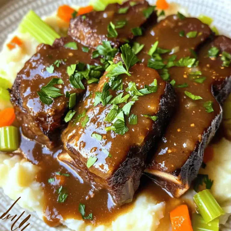 When it comes to comfort food, few dishes can rival the rich and hearty goodness of beef short ribs and gravy. This delectable meal is not only a feast for the palate but also a warm hug for the soul. The tender, melt-in-your-mouth meat paired with a luscious, savory gravy makes it a perfect centerpiece for family gatherings and special occasions. Whether it’s a cozy Sunday dinner or a festive holiday feast, beef short ribs are sure to impress your guests and leave them asking for seconds.