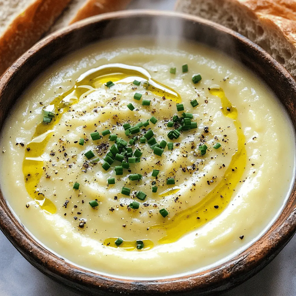 In making potato garlic soup, the right ingredients matter. You want rich flavors and comfort.
