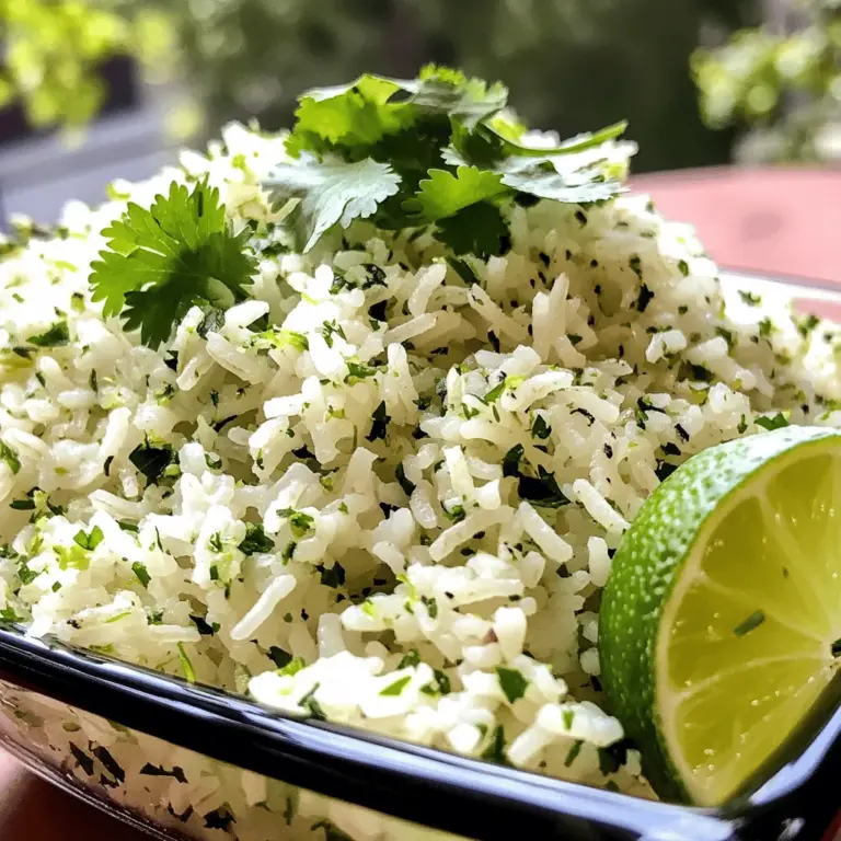 To make a great copycat cilantro lime rice, you need simple, fresh ingredients. Here’s what you will need: