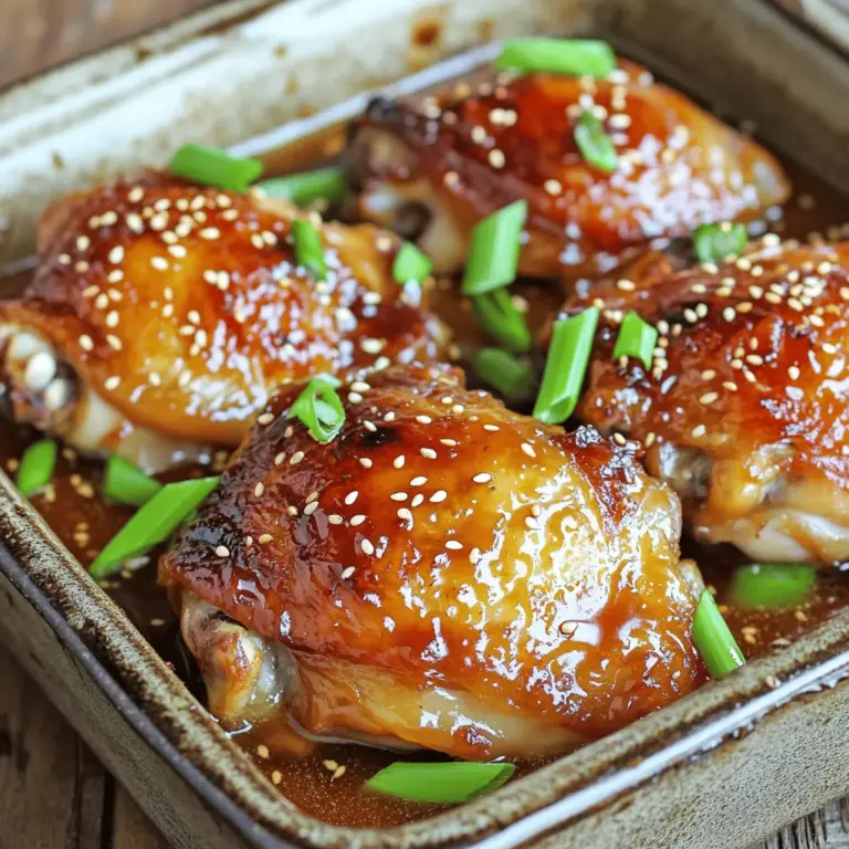 Honey Garlic Chicken Thighs are a culinary delight that captures the essence of comfort food while also appealing to the sophisticated palate. This dish has gained immense popularity among home cooks and food enthusiasts alike due to its perfect balance of flavors. The combination of sweet honey, savory soy sauce, and aromatic garlic creates a symphony of taste that is both satisfying and irresistible. The allure of this recipe lies not only in its flavor profile but also in its simplicity and versatility. Whether you're preparing a cozy family dinner, hosting a gathering with friends, or looking for a quick weeknight meal, Honey Garlic Chicken Thighs fit the bill perfectly.