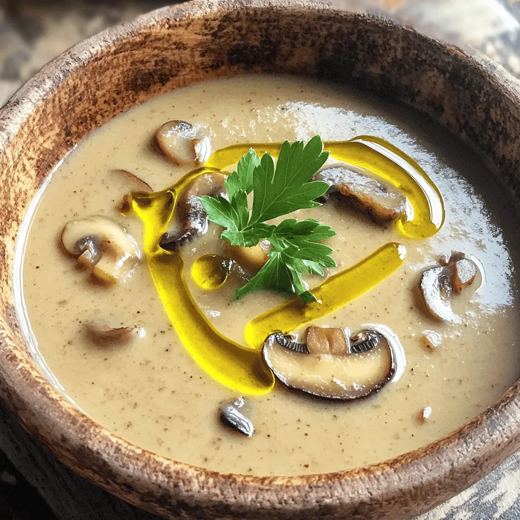 To make a great cream of mushroom soup, you need a few key ingredients. Start with mushrooms. The best mushrooms for soup are shiitake, cremini, and button. Each type adds a unique flavor. I often use a mix for depth and richness.