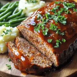 To make a tasty honey BBQ meatloaf, gather your ingredients. You need: