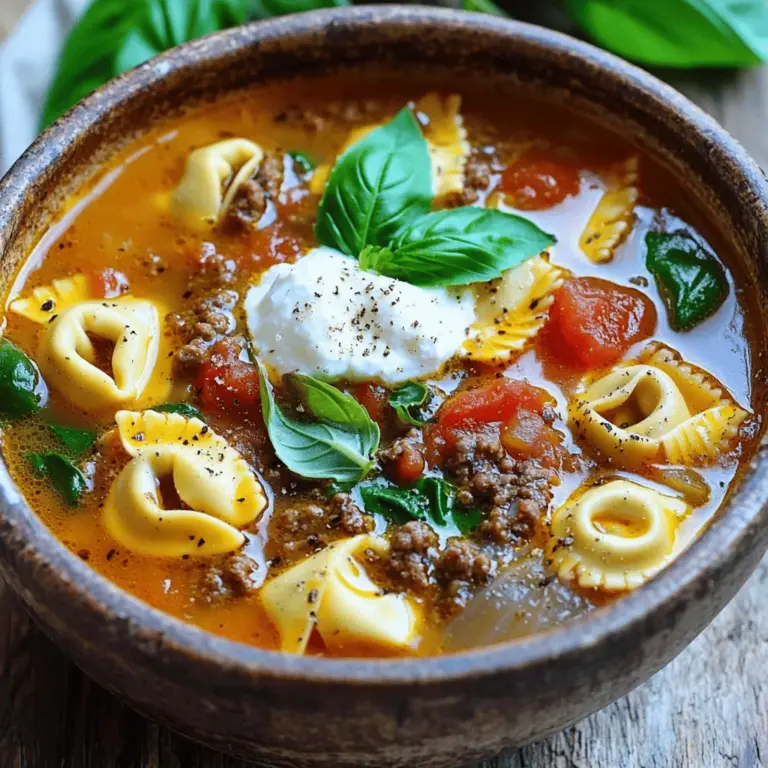 As the temperature begins to drop and the days grow shorter, many of us find ourselves gravitating towards comforting, hearty meals that wrap us in warmth and nostalgia. Comfort foods are particularly beloved during the colder months, providing both solace and satisfaction after a long day. One dish that perfectly embodies this sentiment is Lasagna Soup, a delightful twist on the traditional lasagna that combines all the rich flavors of the classic dish into a cozy bowl of soup.