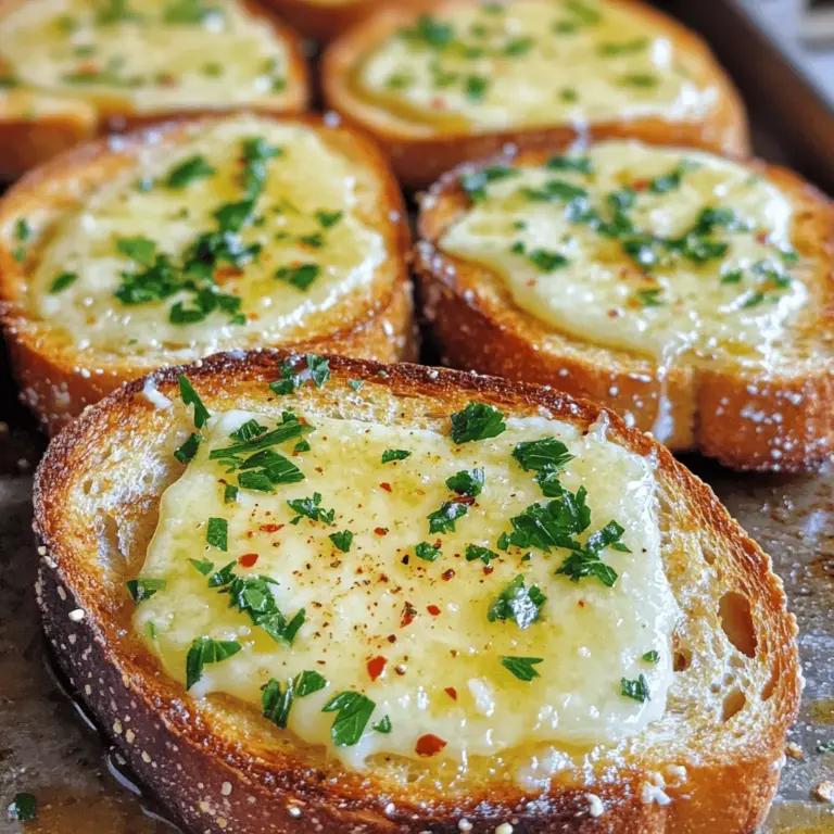 To make a great garlic bread recipe, you only need a few key ingredients. The main star is sliced bread. You can use any type, but thicker bread gives the best results. Sourdough or ciabatta are my favorites for their texture and flavor.