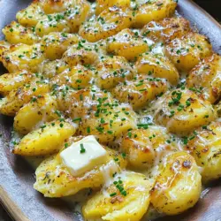 To make the best restaurant style smashed potatoes, you need quality ingredients. Start with Yukon gold potatoes. They are creamy and have a great flavor. You want about two pounds for this recipe. These potatoes are perfect for smashing.