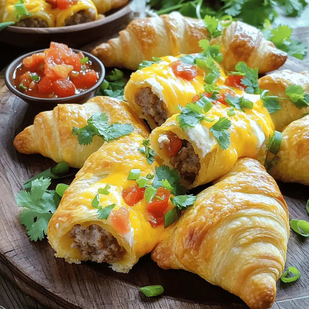 To make Rotel Sausage & Cream Cheese Crescents, you need simple, tasty ingredients. Here is the list: