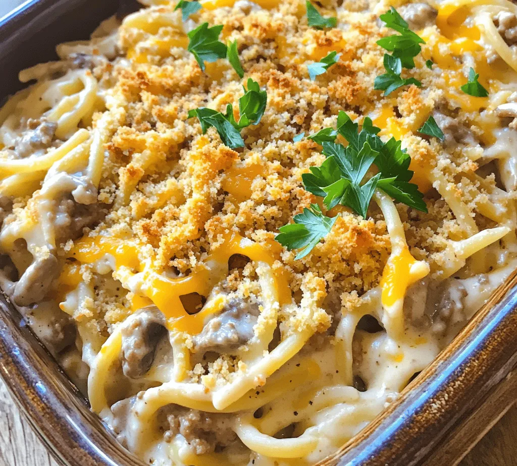 Cheeseburger Tetrazzini is a delightful fusion of flavors, combining the beloved taste of cheeseburgers with the comforting texture of creamy pasta. This dish not only satisfies those hearty cravings but also presents a unique twist on traditional pasta recipes, making it a perfect meal for both busy weeknights and cozy family gatherings. Imagine a dish where the rich, savory notes of a cheeseburger meet the satisfying heartiness of a cheesy pasta bake. In this article, we'll delve into the origins of tetrazzini, highlight the mouthwatering ingredients that make this dish a standout, and guide you step-by-step through the preparation of a meal that is sure to please everyone at the table.