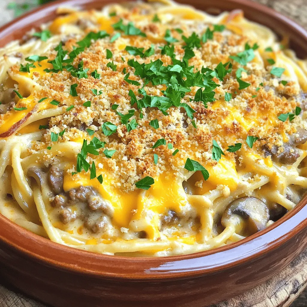 Cheeseburger Tetrazzini is a delightful fusion of flavors, combining the beloved taste of cheeseburgers with the comforting texture of creamy pasta. This dish not only satisfies those hearty cravings but also presents a unique twist on traditional pasta recipes, making it a perfect meal for both busy weeknights and cozy family gatherings. Imagine a dish where the rich, savory notes of a cheeseburger meet the satisfying heartiness of a cheesy pasta bake. In this article, we'll delve into the origins of tetrazzini, highlight the mouthwatering ingredients that make this dish a standout, and guide you step-by-step through the preparation of a meal that is sure to please everyone at the table.