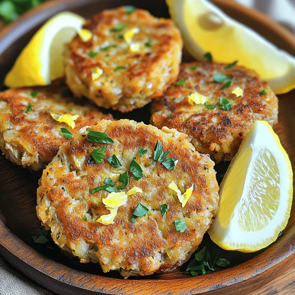 To make delicious lemon garlic tuna cakes, you need a few key ingredients. The best ingredients for tuna cakes include canned tuna, breadcrumbs, and fresh garlic. I recommend using high-quality canned tuna for the best flavor. Look for tuna packed in water for a healthy option.