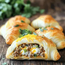 The main ingredients for Rotel Sausage & Cream Cheese Crescents are simple yet flavorful. You need: