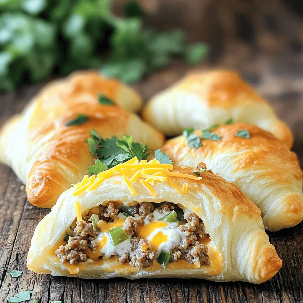 The main ingredients for Rotel Sausage & Cream Cheese Crescents are simple yet flavorful. You need: