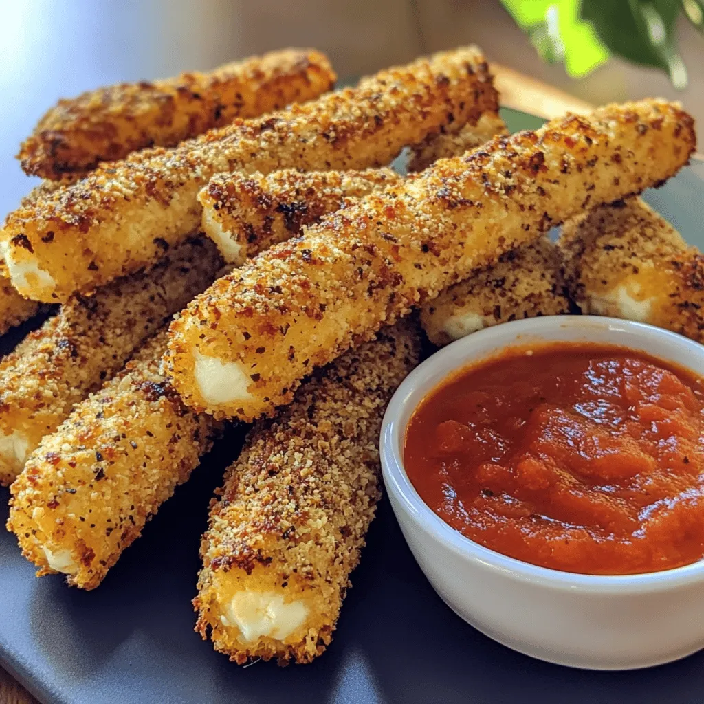 Making mozzarella sticks is easy and fun. You need a few simple ingredients. First, get 12 mozzarella sticks or string cheese. This is the star of your dish. Next, you need 1 cup of all-purpose flour. This helps the cheese stick to the breading.