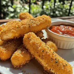 Making mozzarella sticks is easy and fun. You need a few simple ingredients. First, get 12 mozzarella sticks or string cheese. This is the star of your dish. Next, you need 1 cup of all-purpose flour. This helps the cheese stick to the breading.