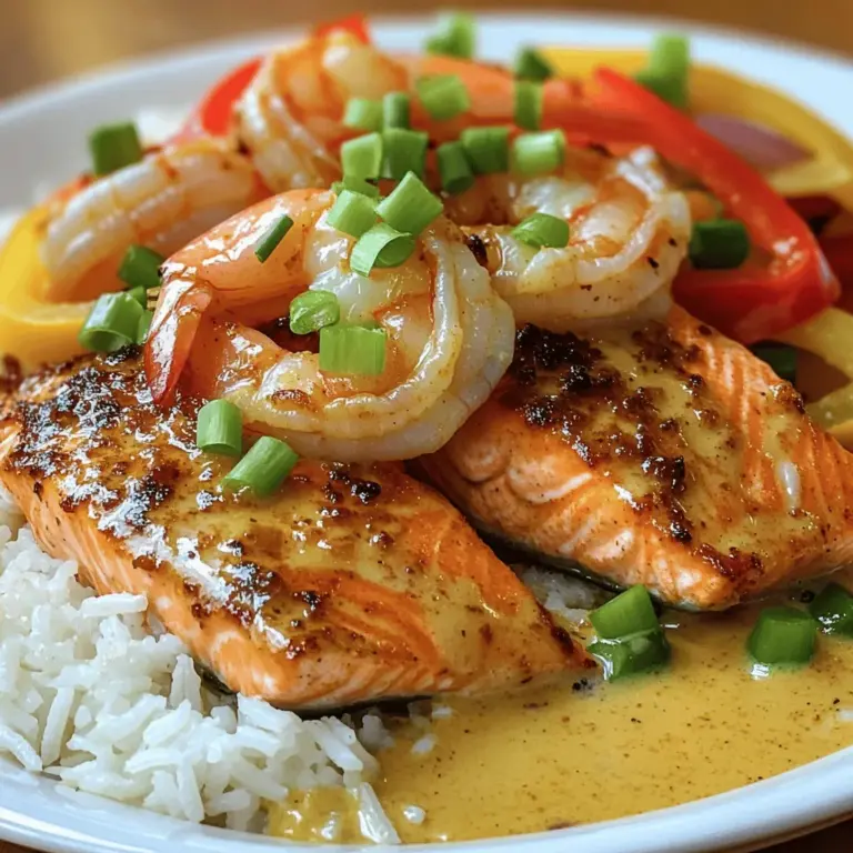 For a great Cajun creamy salmon recipe, you need fresh seafood and vibrant veggies. I use two salmon fillets, each about six ounces. They should be firm and bright. For the shrimp, I choose eight ounces of large shrimp, peeled and deveined. Fresh shrimp adds texture and taste.