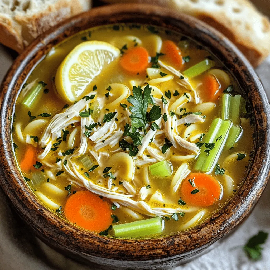 The key to a great chicken noodle soup lies in its ingredients. Let’s break down what you need.