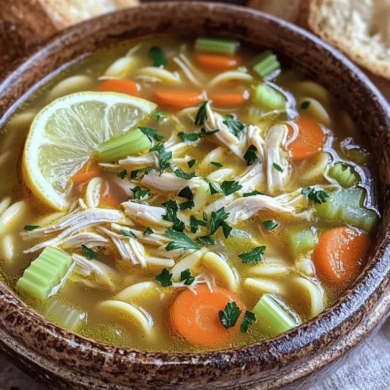 The key to a great chicken noodle soup lies in its ingredients. Let’s break down what you need.