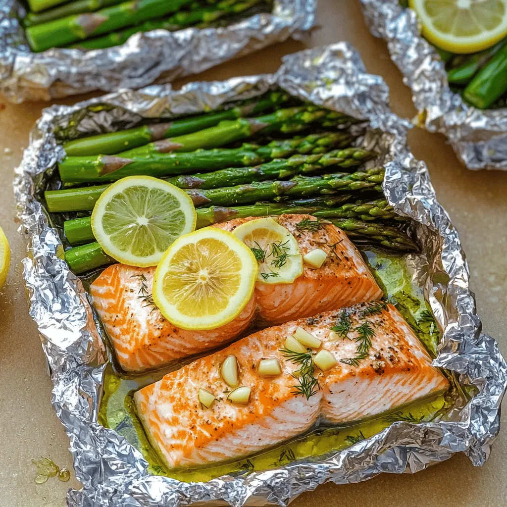 To make baked salmon with asparagus, you need simple, fresh ingredients. Start with salmon fillets. I recommend using skin-on fillets for added flavor and moisture. You also need fresh asparagus. Trim the ends for the best texture.