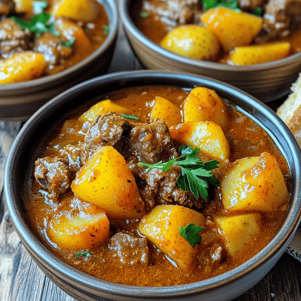 Hungarian goulash stands out for its rich flavors and hearty texture. It is a dish that speaks to the heart of Hungarian cuisine. The blend of spices, like sweet and smoked paprika, creates a warm and inviting taste.
