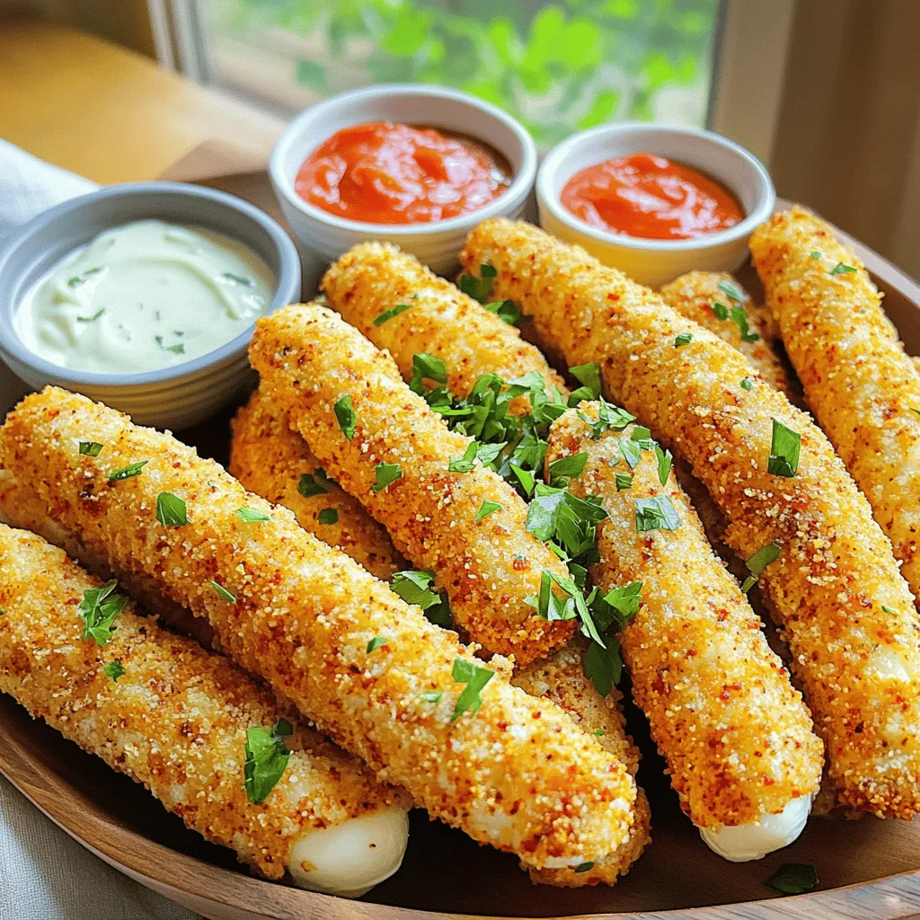 To make Nashville hot bacon-wrapped mozzarella sticks, you need a few key ingredients. First, grab 12 mozzarella sticks. These are the stars of the show. Next, you'll need 12 slices of bacon, which adds flavor and crunch. For the breading, collect 1 cup of all-purpose flour, 2 large eggs (beaten), and 1 cup of panko breadcrumbs.