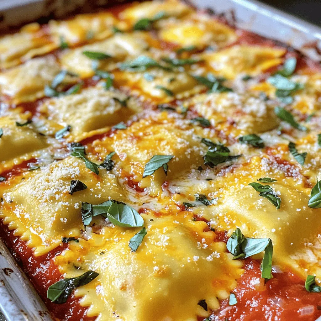 For a million dollar ravioli casserole, you need simple and tasty ingredients. Start with two packages of frozen cheese ravioli. This makes it easy and quick. You will also need a jar of marinara sauce. I prefer a smooth sauce for good flavor.