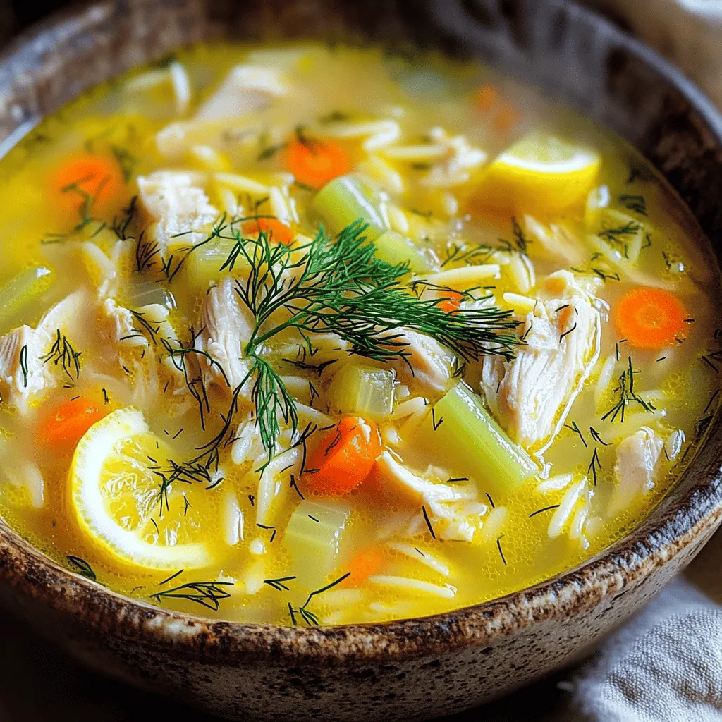 The heart of Avgolemono lies in its simple, fresh ingredients. First, you need chicken. A whole chicken gives rich flavor. I often use one that weighs about 3-4 pounds. This helps create a deep, tasty broth.