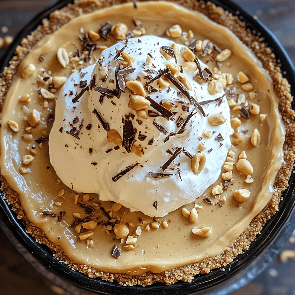 To make a great no bake peanut butter pie, you need just a few key ingredients. First, you will need graham cracker crumbs. They form the crust and give a nice crunch. You will also need unsalted butter. This helps bind the crumbs together for a strong base.